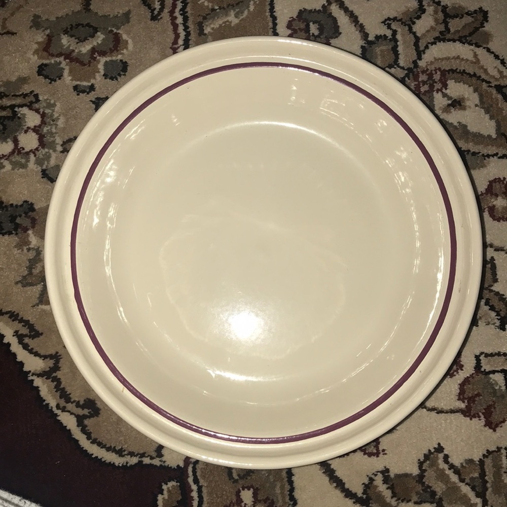 Longaberger Pottery pie plate